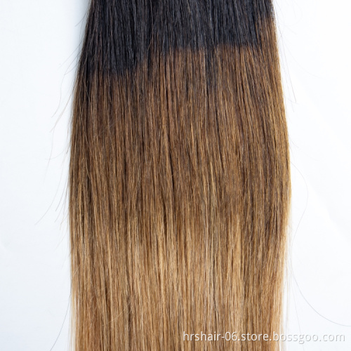 Brazilian Hair Bundles With Closure T1b/4/27 Ombre Color Human Hair 3 Bundles With Closure Remy 4x4 Lace Closure With Bundles